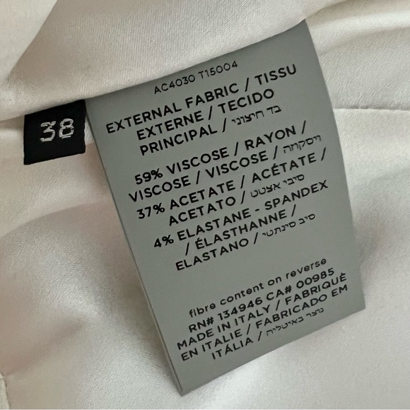 TOM FORD Couture Vintage Original Gold Zip Dress in Ivory - NEW - XS / IT38 - Picture 10 of 14